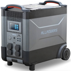 Зарядна станція Allpowers R4000 3600Wh 4000W Portable Power Station LiFePO4 (AP-SS-011-BLA-EU), Сірий