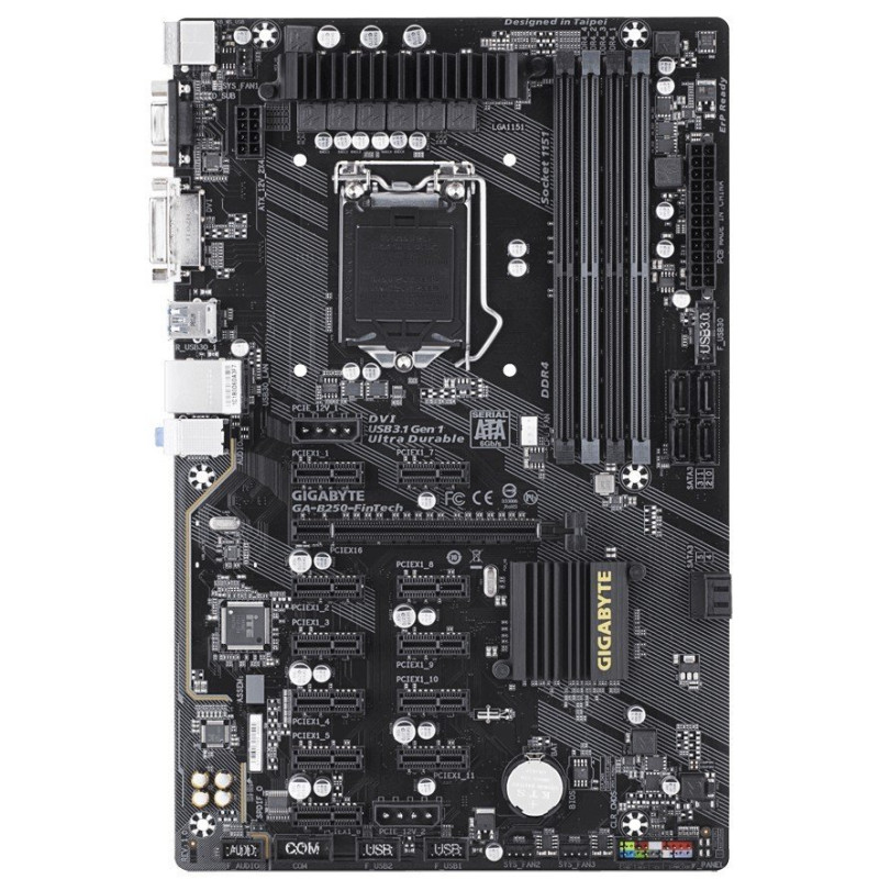 Gigabyte GA-B250-FinTech (s1151, Intel B250)