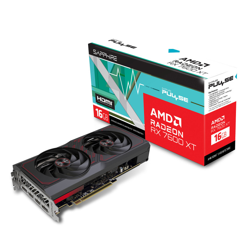 Sapphire Radeon RX 7600 XT 16GB PULSE (11339-04)