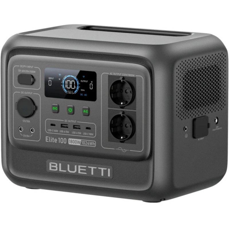 Зарядна станція BLUETTI Elite 100 V2 (P-EL100V2-EU-GY-BL-010)