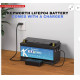 Акумулятор для ДБЖ Kepworth LiFePO4 12V/100AH 1280W*h (KW-12-100)