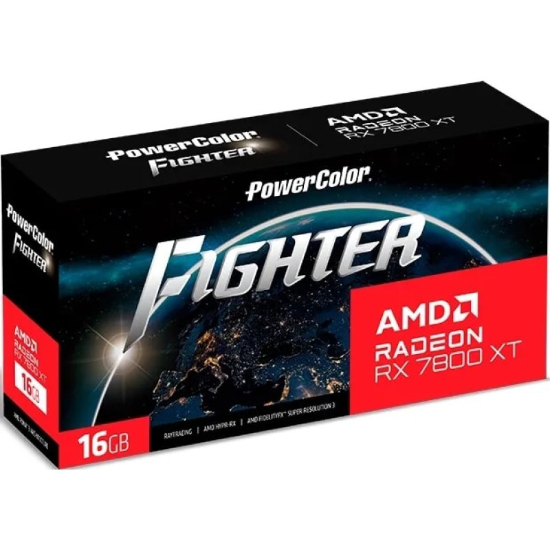 PowerColor Radeon RX 7800 XT 16GB Fighter (RX 7800 XT 16G-F/OC)