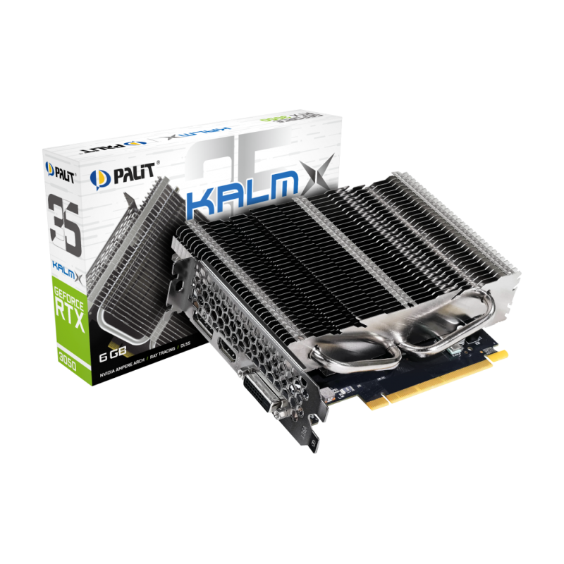 Palit GeForce RTX 3050 KalmX 6GB (NE63050018JE-1070H)
