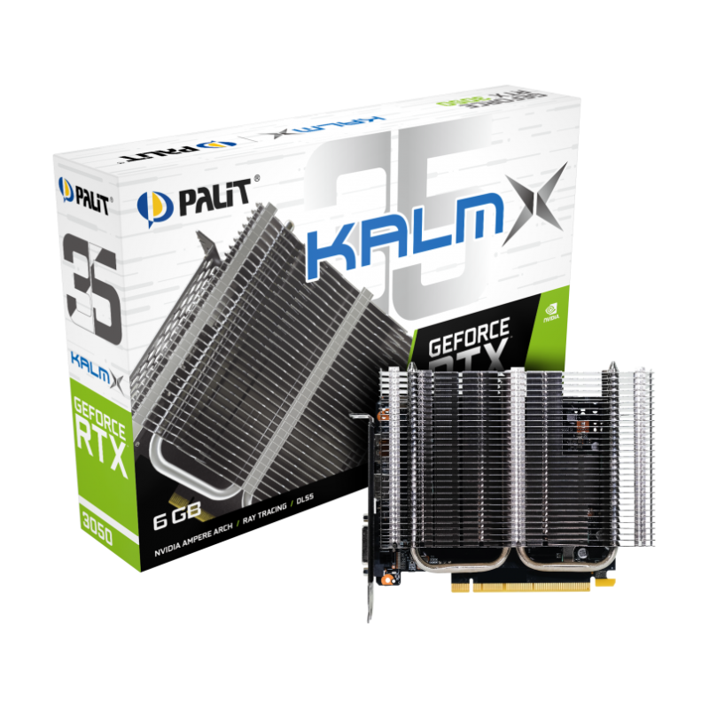 Palit GeForce RTX 3050 KalmX 6GB (NE63050018JE-1070H)