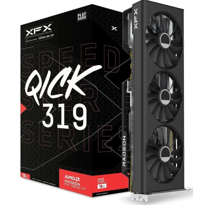 XFX Radeon RX 7800 XT Speedster QICK 319 Core Edition (RX-78TQICKF9)
