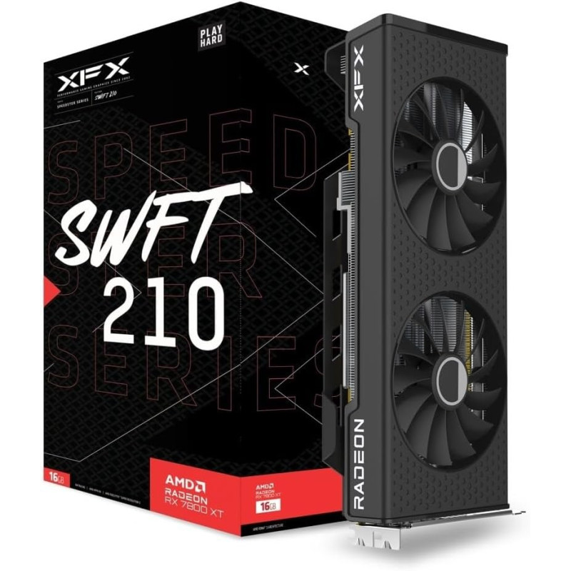 XFX Radeon RX 7800 XT Speedster SWFT 210 Core Edition (RX-78TSWFTFP)