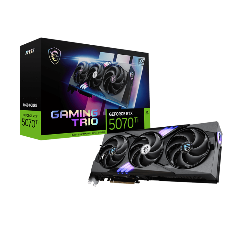 MSI GeForce RTX 5070 Ti 16G GAMING TRIO OC PLUS