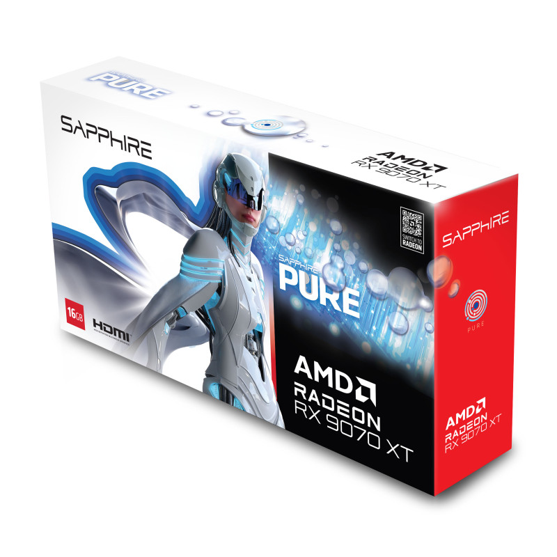 Sapphire Radeon RX 9070 XT 16GB PURE (11348-02-20G)