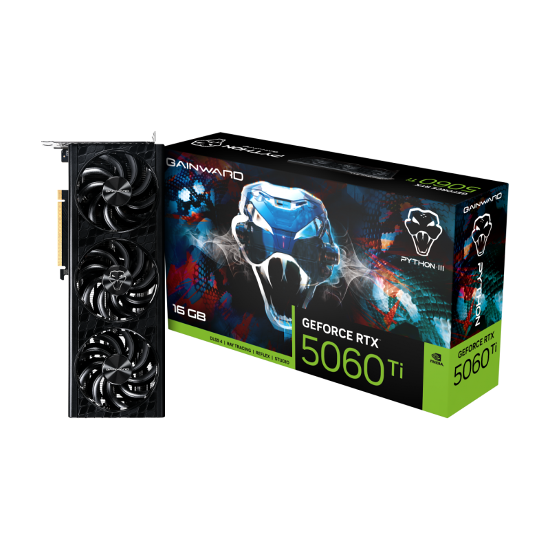 Gainward GeForce RTX 5060 Ti Python III 16GB (NE7506T019T1-GB2061T)