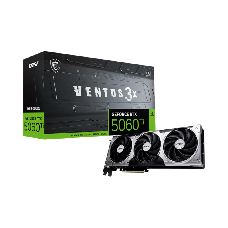 MSI GeForce RTX 5060 Ti 16G VENTUS 3X OC