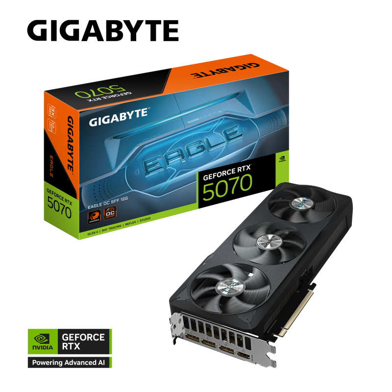 GIGABYTE GeForce RTX 5070 EAGLE OC SFF 12G (GV-N5070EAGLE OC-12GD)