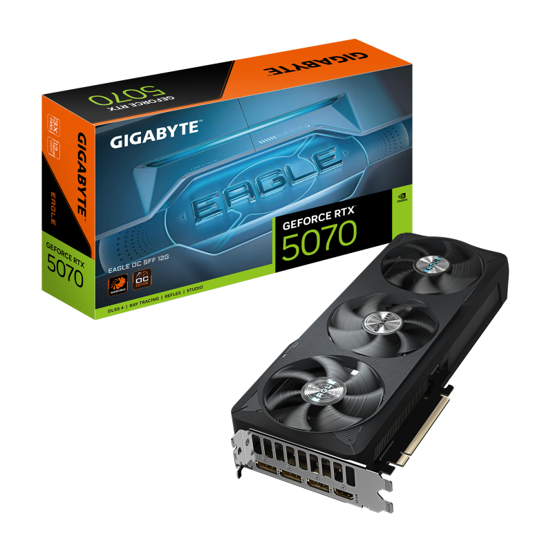 GIGABYTE GeForce RTX 5070 EAGLE OC SFF 12G (GV-N5070EAGLE OC-12GD)