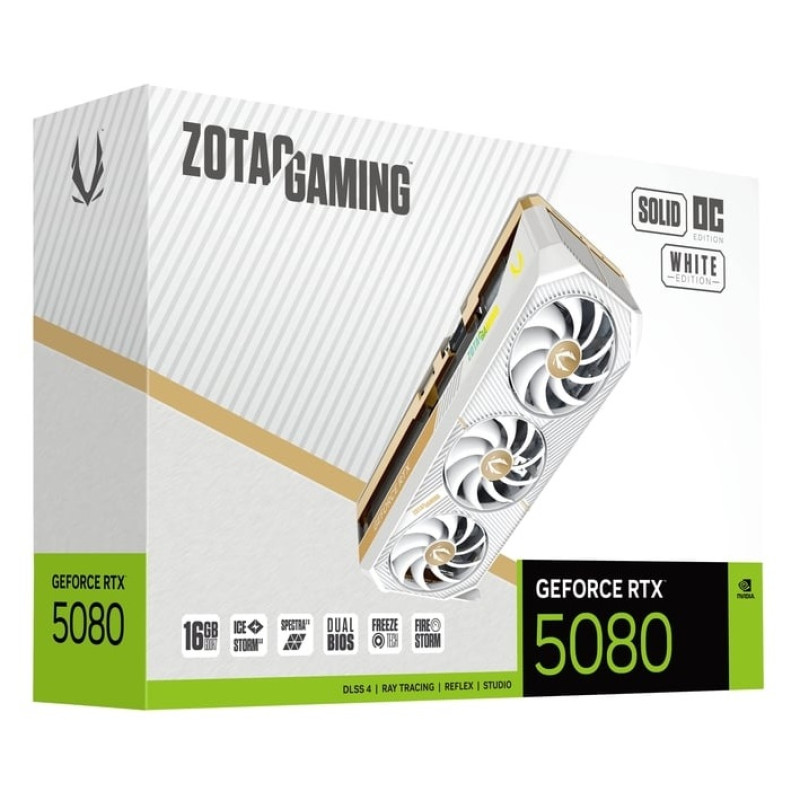 Zotac GAMING GeForce RTX 5080 SOLID OC White Edition (ZT-B50800Q-10P)