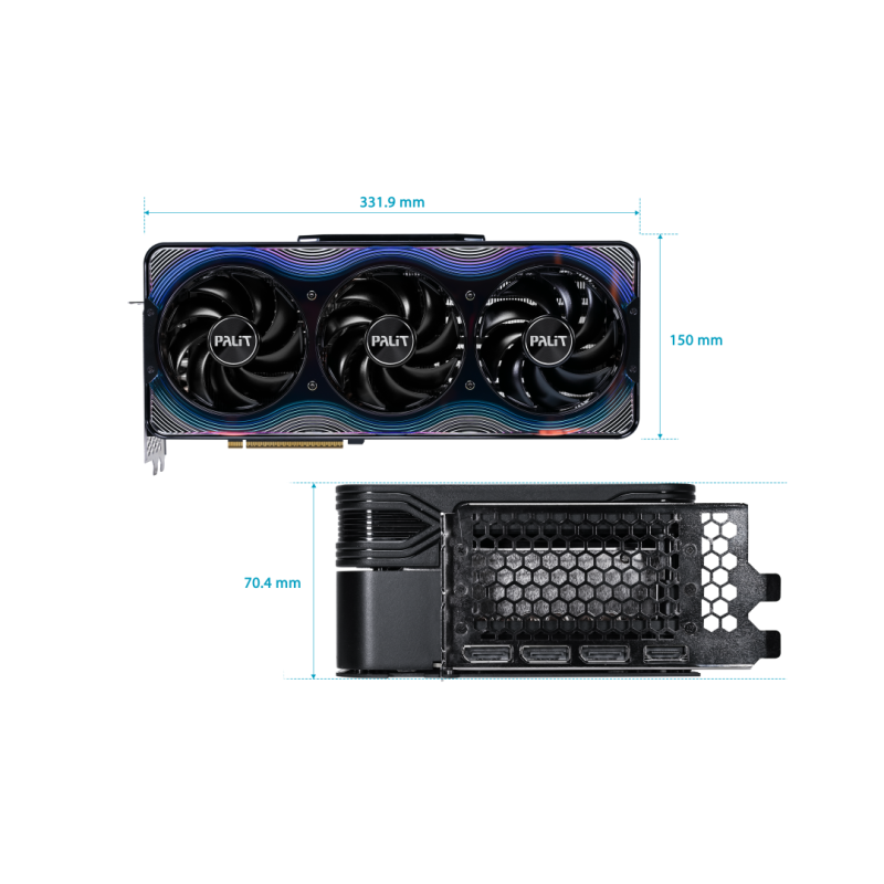 Palit GeForce RTX 5080 GameRock OC (NE75080T19T2-GB2030G)