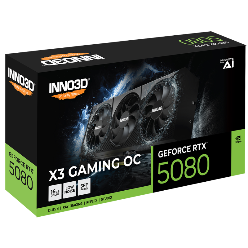 INNO3D GeForce RTX 5080 X3 GAMING OC (G50803-16D7X-17603930)