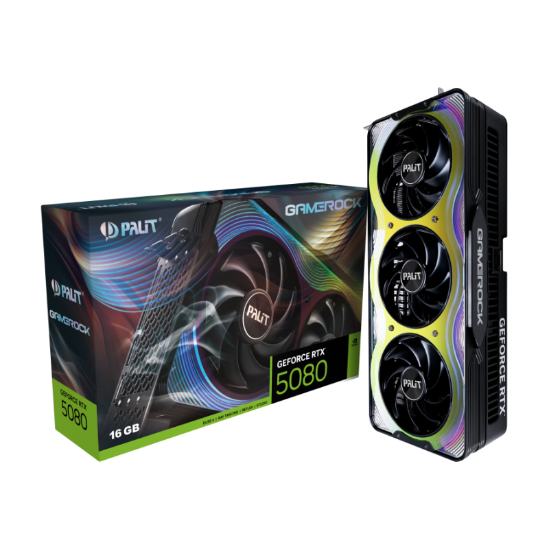 Palit GeForce RTX 5080 GameRock (NE75080019T2-GB2030G)