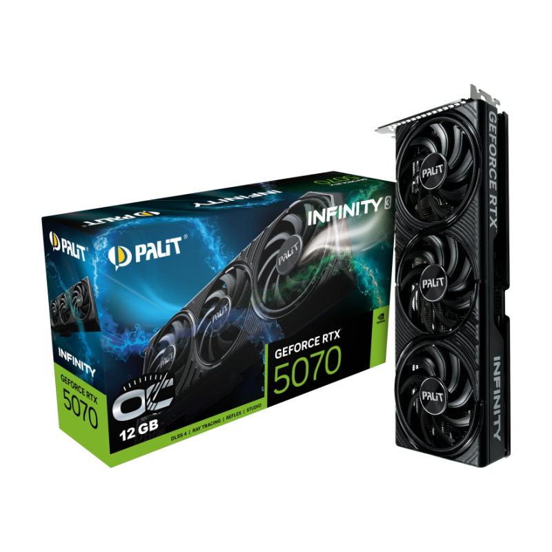 Palit GeForce RTX 5070 Infinity 3 OC (NE75070S19K9-GB2050S)