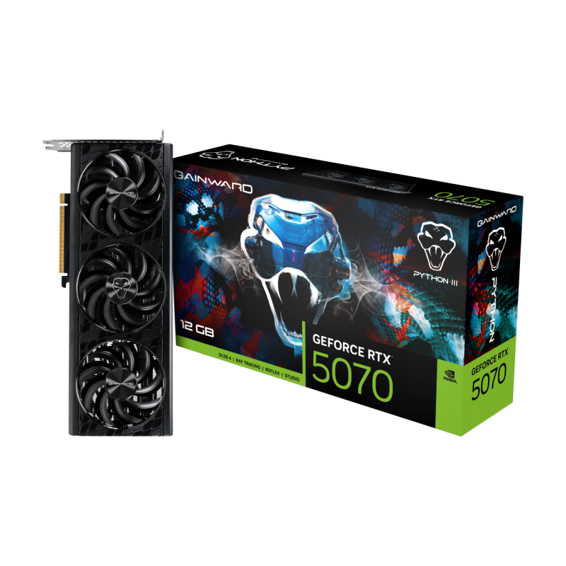 Gainward GeForce RTX 5070 Python III (NE75070019K9-GB2050T)