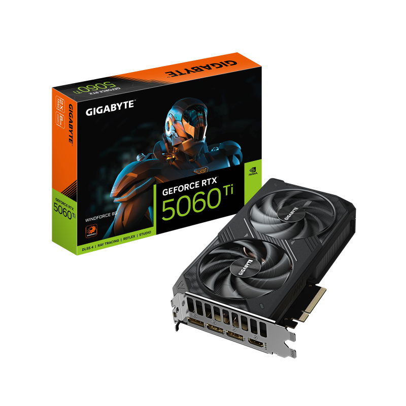 GIGABYTE GeForce RTX 5060 Ti WINDFORCE 8G (GV-N506TWF2-8GD)