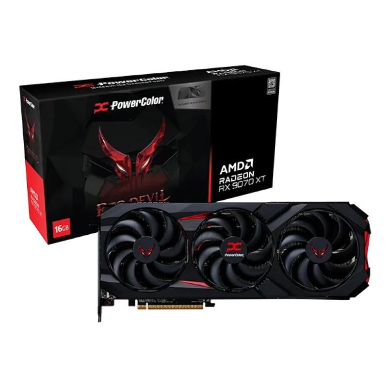 PowerColor Red Devil Special Edition OC AMD Radeon RX 9070 XT 16GB GDDR6 (RX9070XT 16G-E/OC/BP)