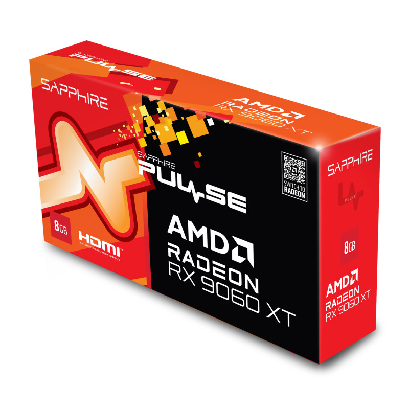Sapphire Radeon RX 9060 XT 8GB PULSE GAMING OC (11350-04-20G)