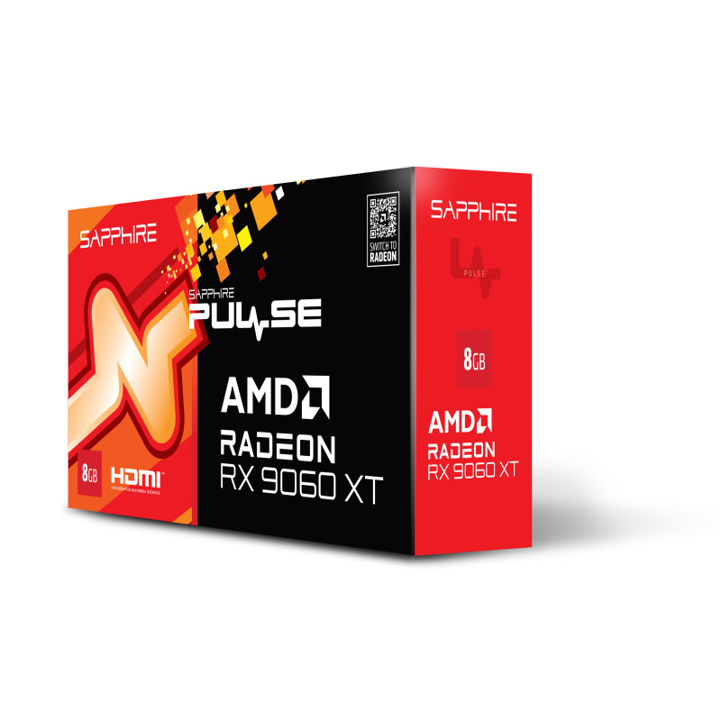 Sapphire Radeon RX 9060 XT 8GB PULSE GAMING OC (11350-04-20G)