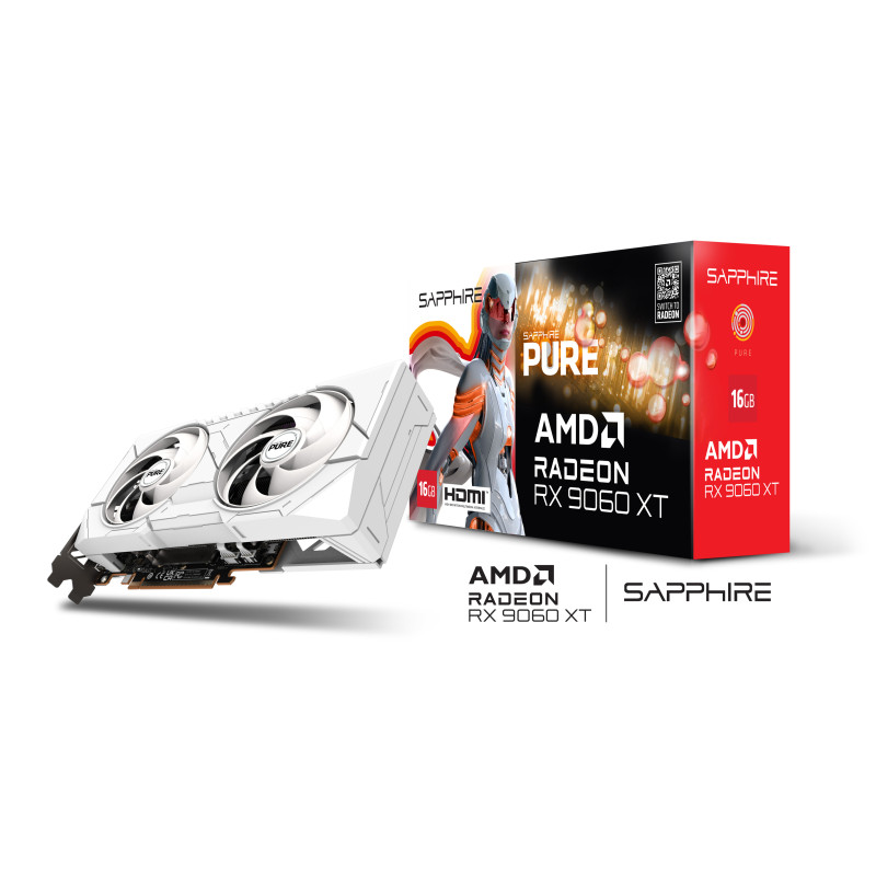 Sapphire Radeon RX 9060 XT 16GB PURE GAMING OC (11350-02-20G)