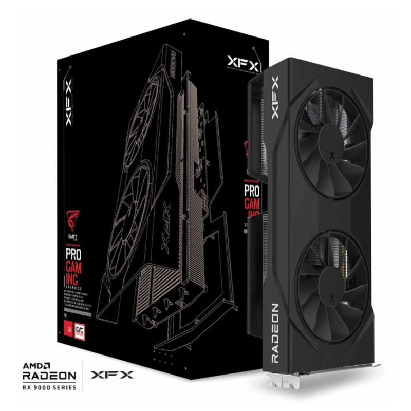 XFX Swift AMD Radeon RX 9060 XT OC Gaming Edition 8GB (RX-96TSW8GBQ)