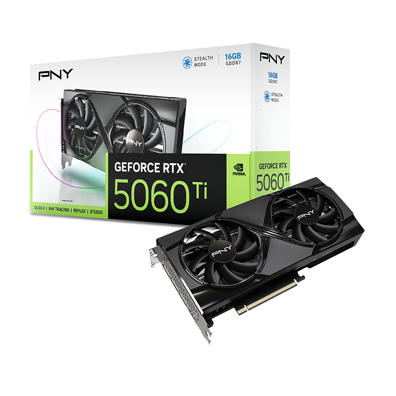 PNY GeForce RTX 5060 Ti VERTO Dual Fan (VCG5060T16DFXPB1)