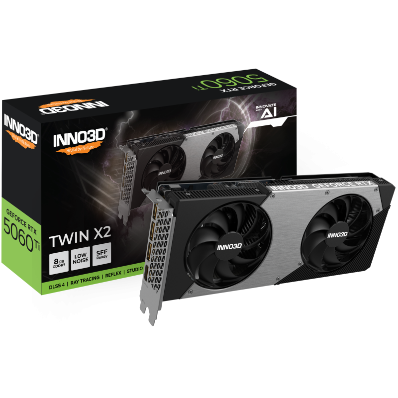 INNO3D GeForce RTX 5060 Ti 8GB TWIN X2 (N506T2-08D7-193075N)