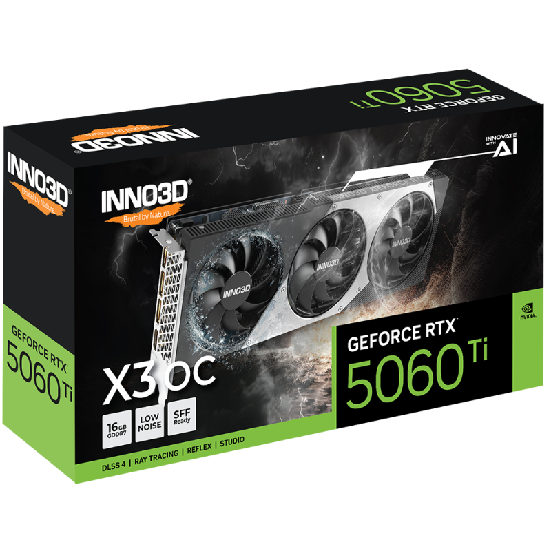 INNO3D GeForce RTX 5060 Ti X3 OC 16G (N506T3-16D7X-191073L)
