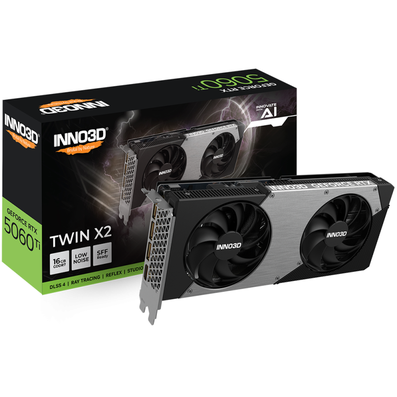 INNO3D GeForce RTX 5060 Ti Twin X2 16GB (N506T2-16D7-191073N)