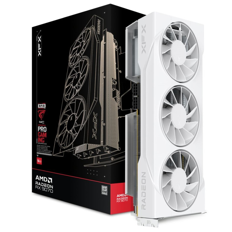 XFX Radeon RX 9070 OC White Swift Gaming Edition (RX-97SWFT3W7)