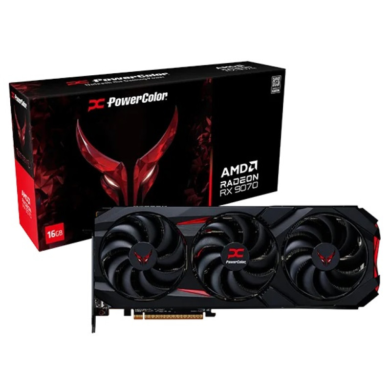 PowerColor Red Devil AMD Radeon RX 9070 16GB GDDR6 (RX9070 16G-E/OC)