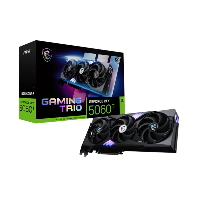 MSI GeForce RTX 5060 Ti 16G GAMING TRIO OC open box