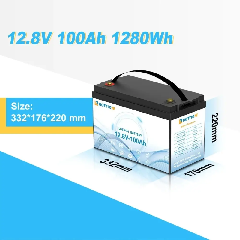 Акумулятор для ДБЖ/інвертора Bottione LiFePO4 12.8V 100Ah