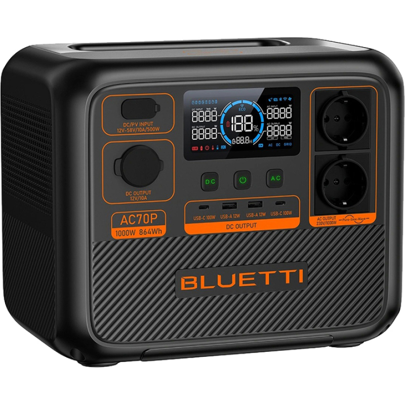 Зарядна станція BLUETTI AC70P вітринний