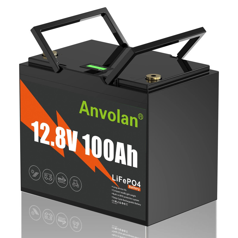 акумулятор для ДБЖ ANVOLAN 12V 100A LCD-XP-LFP12100C