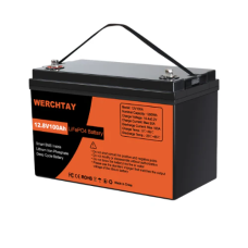 Акумулятор для ДБЖ Werchtay LiFePO4 12V 100Ah 1280Wh вітринний