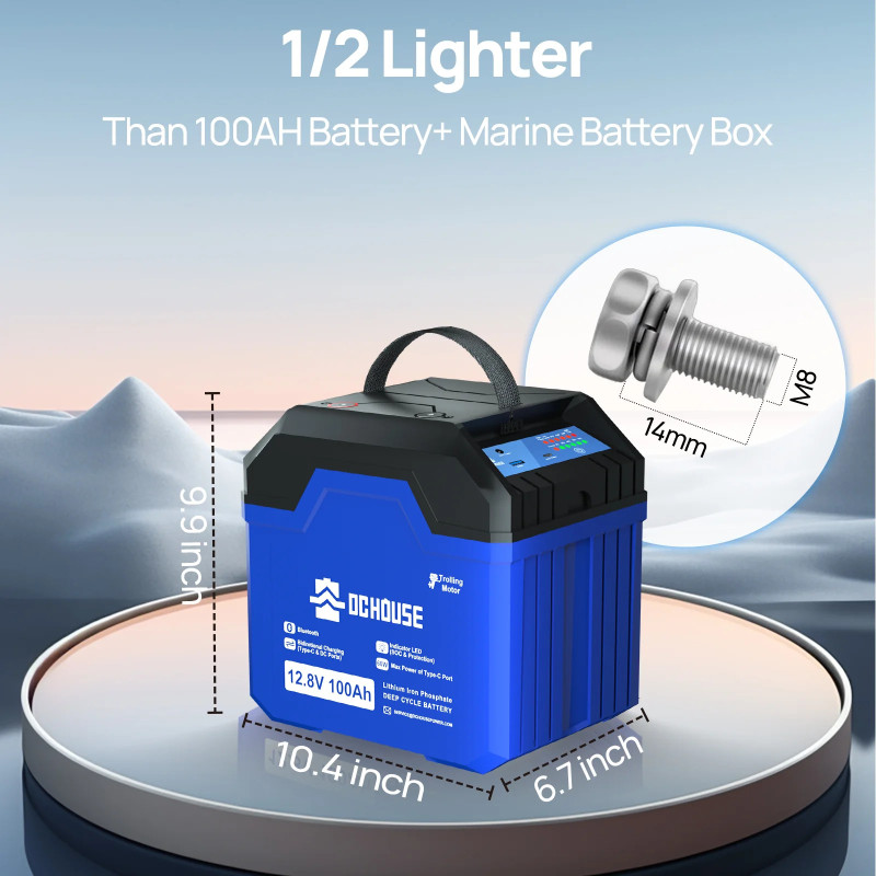 Акумулятор для ДБЖ DCHouse LiFePO4 12.8V 100Ah