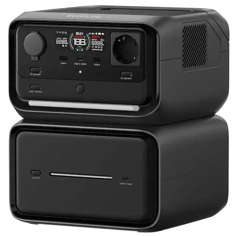 Комплект зарядної станції EcoFlow RIVER 3 Max Plus (EFRIVER3MaxPlus-EU-CBOX)