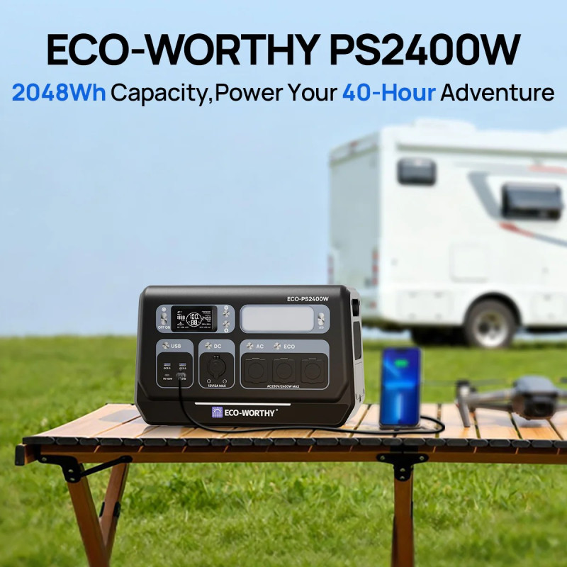 Зарядна станція ECO-WORTH PS2400W (ECO-PS2400WDZ01)