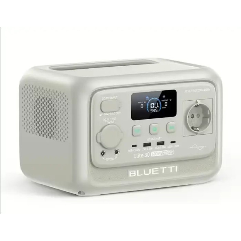 Зарядна станція BLUETTI Elite 30 V2 600W 288Wh White (P-EL30V2-EU-GY-BL-010)
