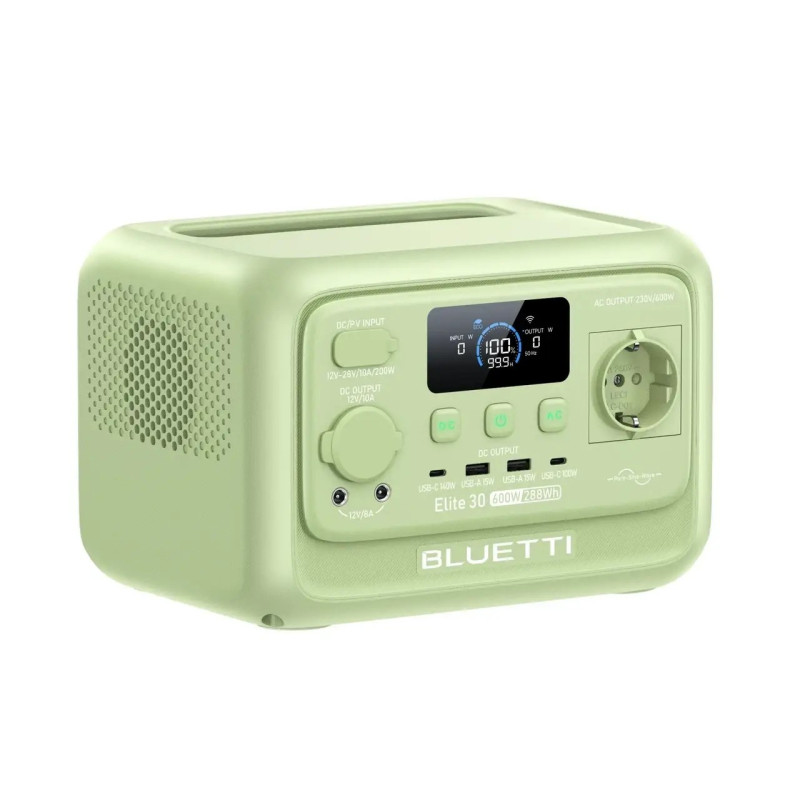 Зарядна станція BLUETTI Elite 30 V2 600W 288Wh green (P-EL30V2-EU-GY-BL-010)