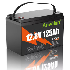 Акумулятор для ДБЖ/інвертора Anvolan LiFePO4 12V 125A