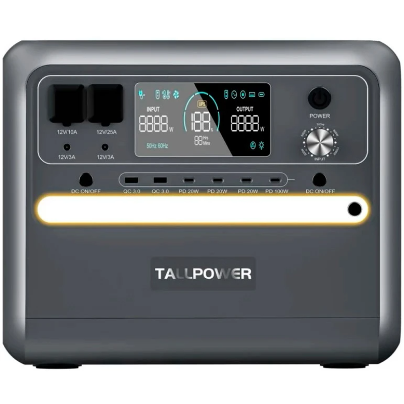 Зарядна станція TALLPOWER V2400, 2400Вт, 2160Вт/год, 12 місяців, Новий