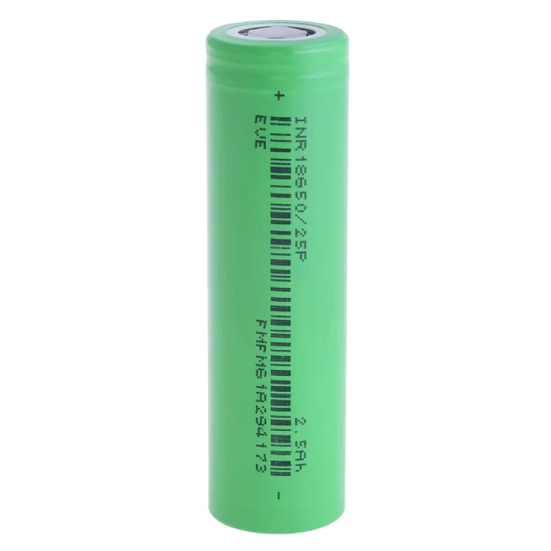 Акумулятор літієвий EVE INR 18650-25P 2500mAh Grade A, високотоковий 20А