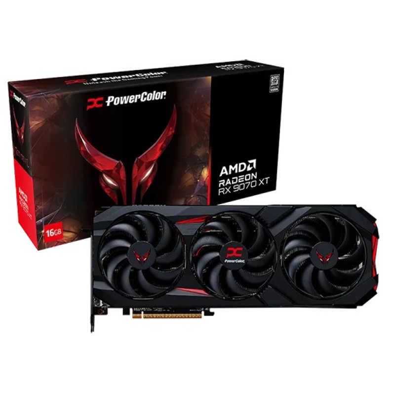 PowerColor Red Devil AMD Radeon RX 9070 XT 16GB GDDR6 (RX9070XT 16G-E/OC)