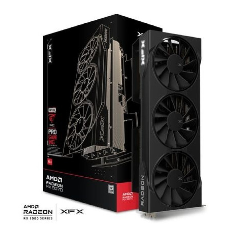 XFX Swift AMD Radeon RX 9070 OC Triple Fan Gaming Edition (RX-97SWFB3B9)