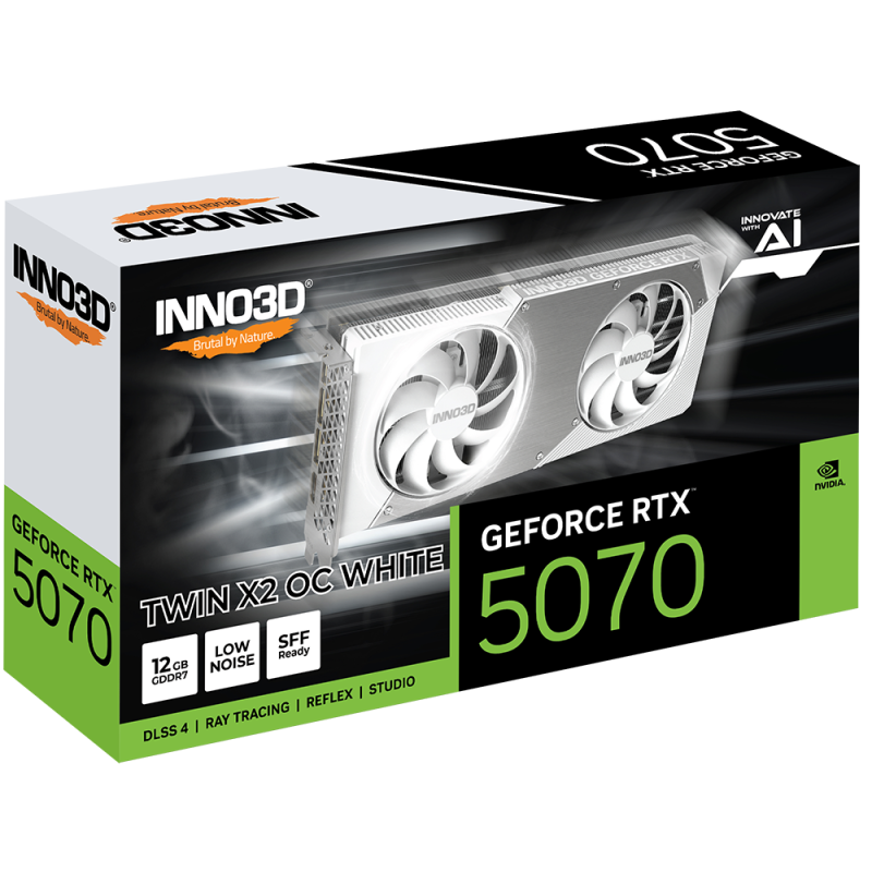 INNO3D GeForce RTX 5070 TWIN X2 OC WHITE (N50702-12D7X-195064W)